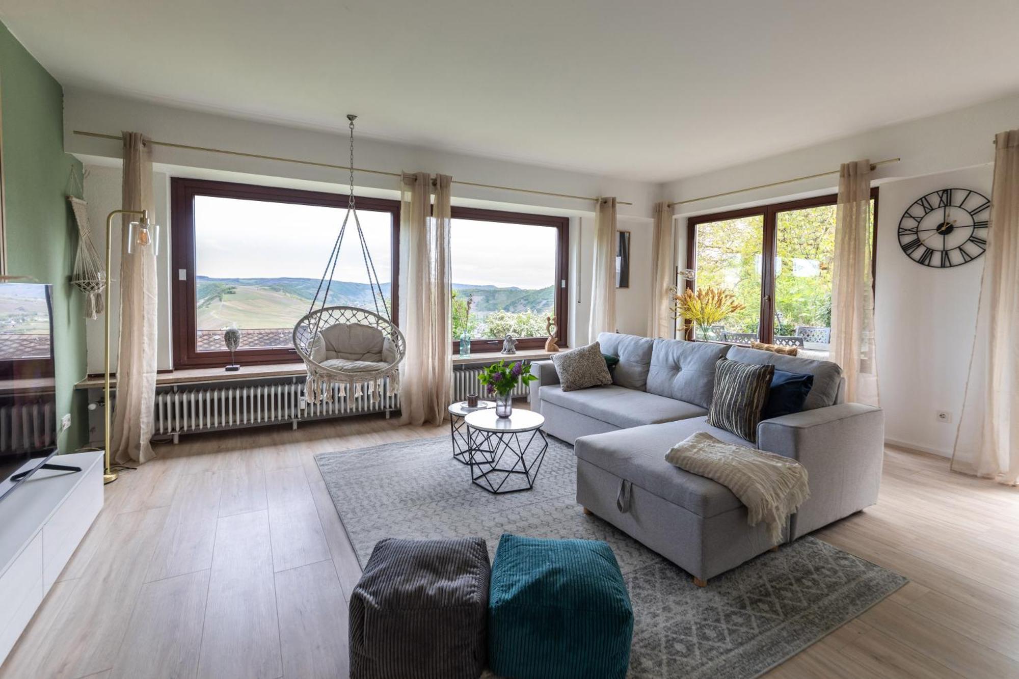Cozy II Luxurioes Moselview Terrasse Garten Netflix ไลเวน ภายนอก รูปภาพ