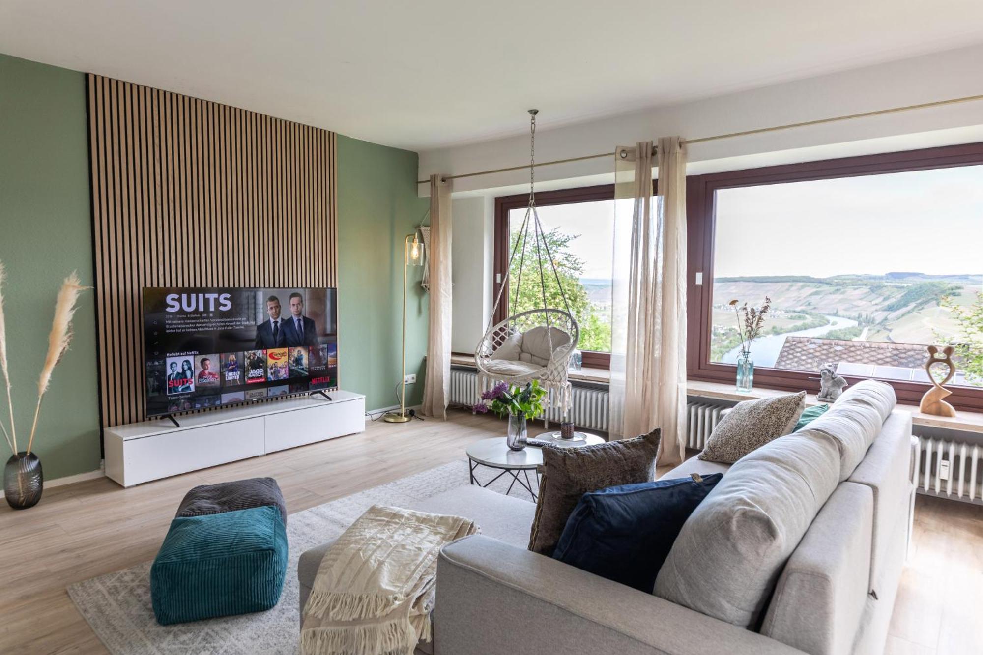Cozy II Luxurioes Moselview Terrasse Garten Netflix ไลเวน ภายนอก รูปภาพ